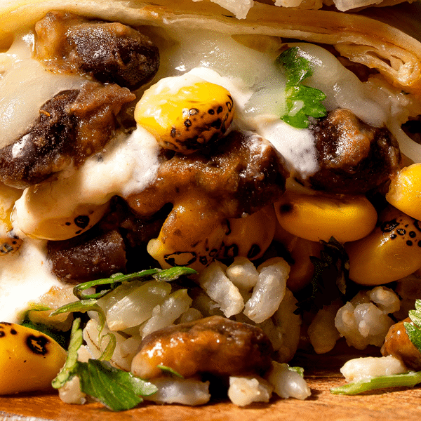 Cheesy Bean Burrito(M)