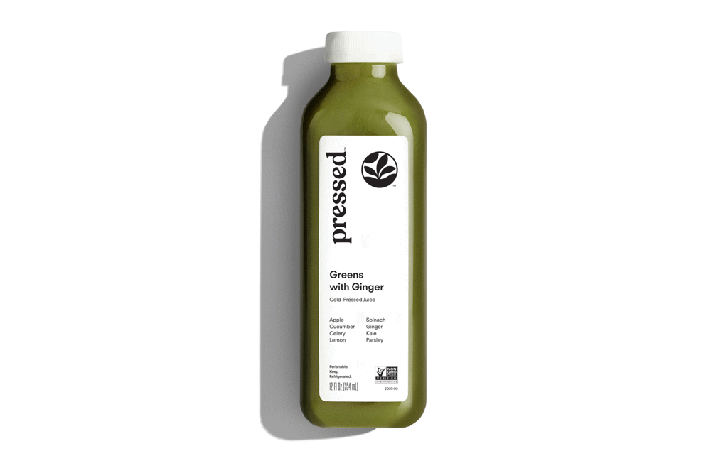 Pressed Greens With Ginger Juice, 12oz(T)